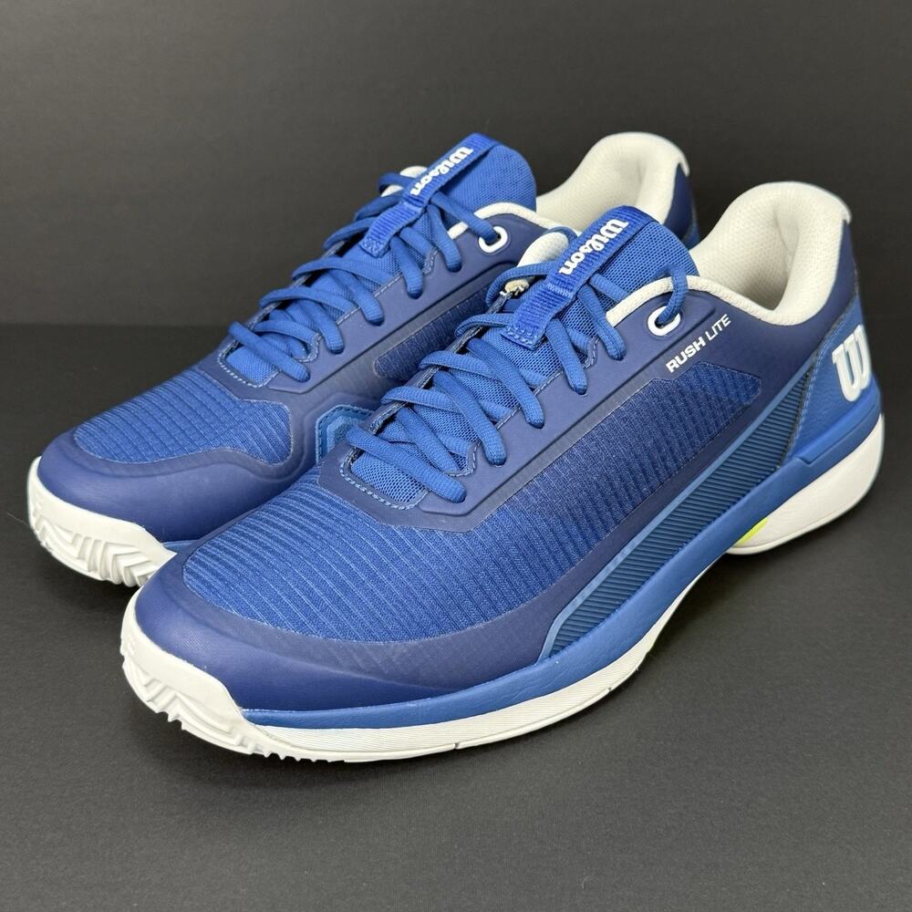 Wilson Rush Lite SAMPLE Men’s Tennis Shoes Size 10 Blue White WRS33721S